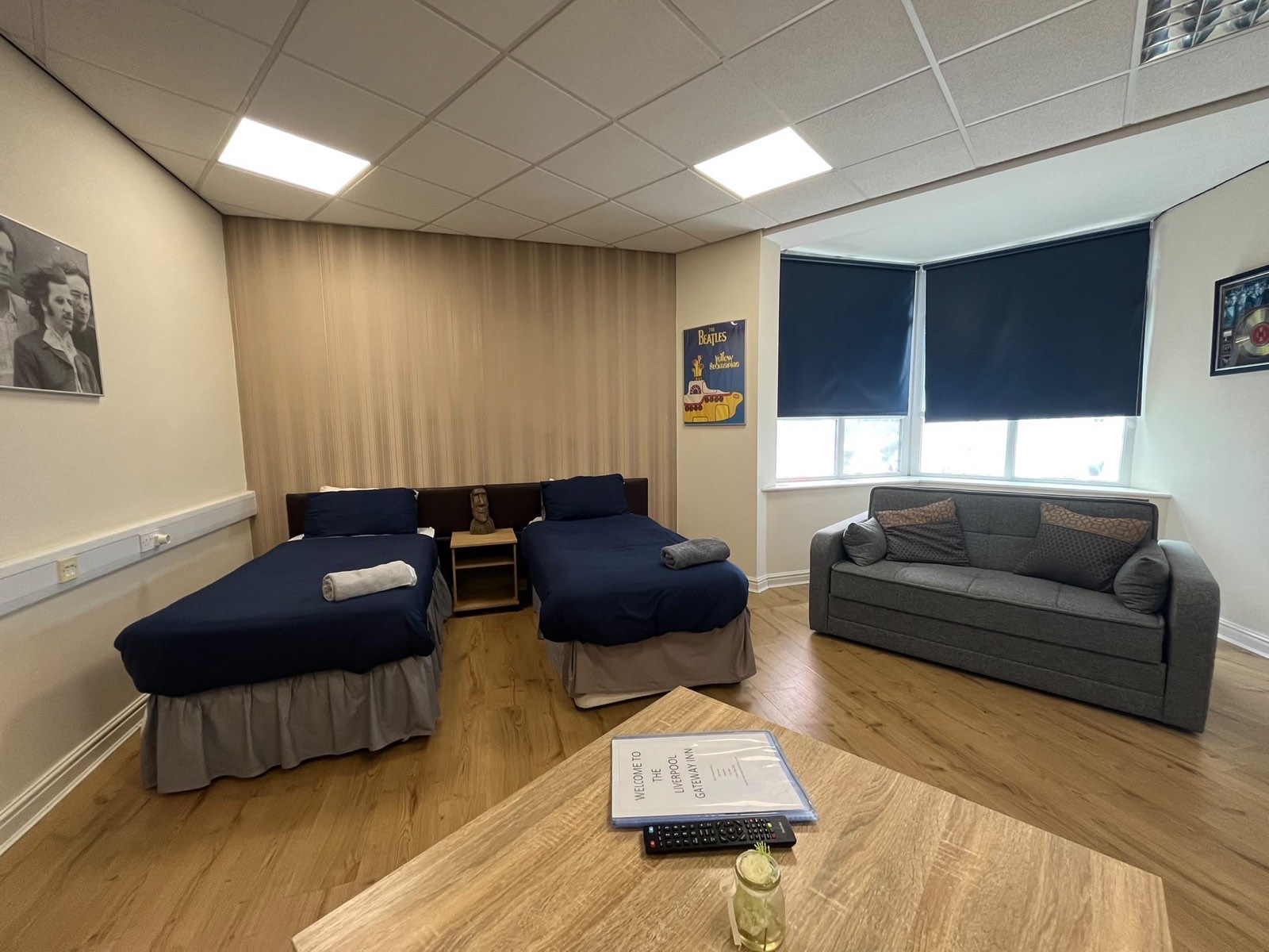 The Super Double beds and dresser